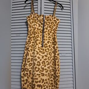 Leopard print dress